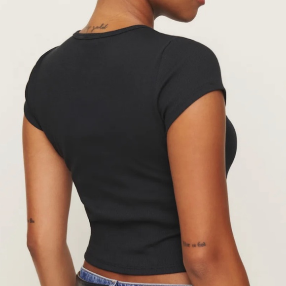 Reformation Muse Tee (Black) - Picture 2 of 5